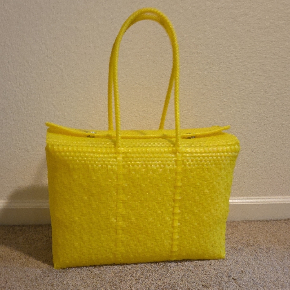 El Cholo's Kid - Large Yellow Woven Tote Bag